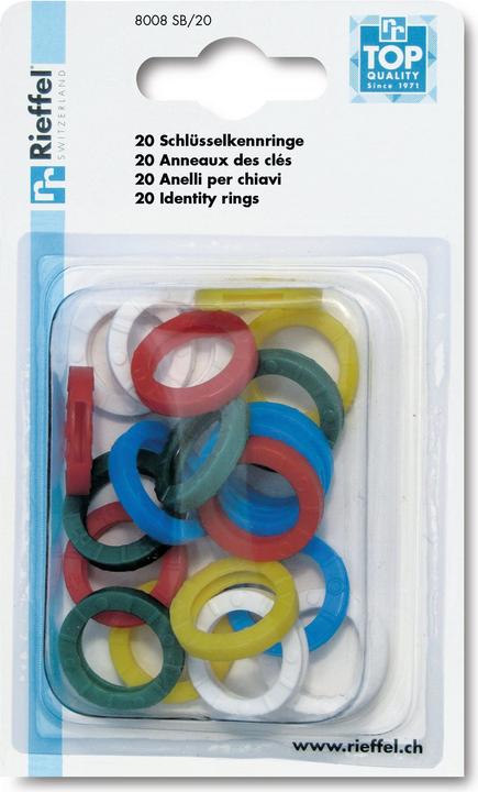 Image du produit Rieffel Capuchons pour clés couleurs assorti
