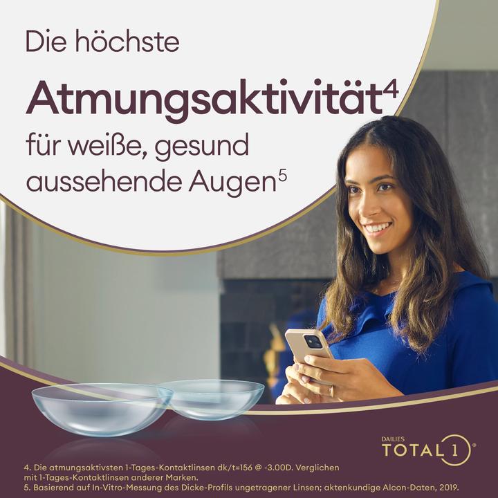 Image du produit Dailies Total1 pour l'astigmatisme (30 pièce(s), Lentille journalière, Torique)