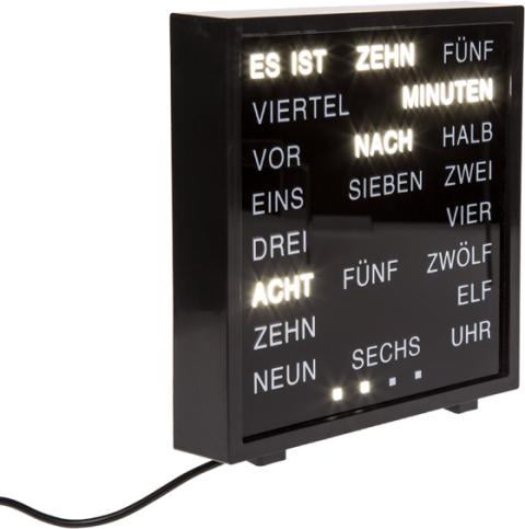 Produktbild Ootb Uhr mit deutscher Wort-Anzeige