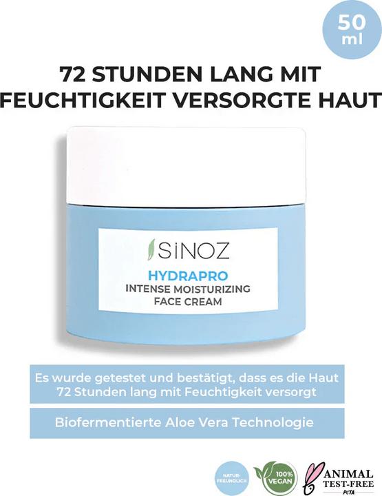 Produktbild Sinoz Hydrapro Intensive Moisturizing Facial Cream 50ml (50 ml, Gesichtswasser)