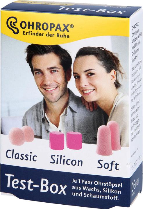 Ohropax Testbox Ohrstöpsel 3 Paar assortiert (3 x)