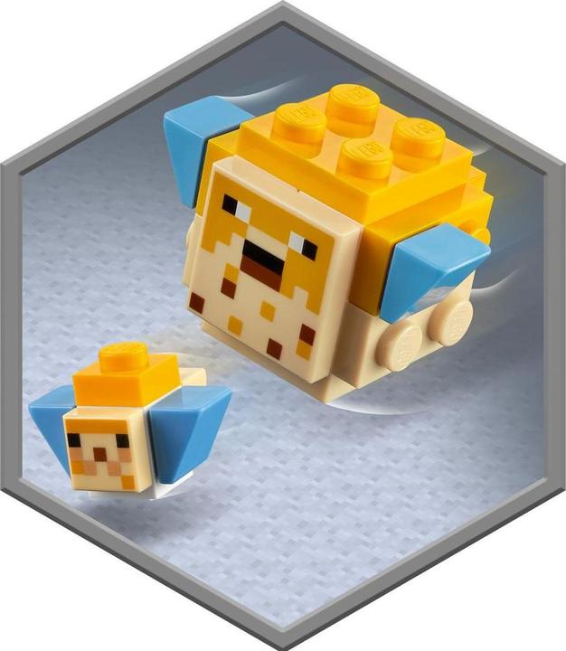 Actual product image LEGO The coral reef (21164, LEGO Minecraft)