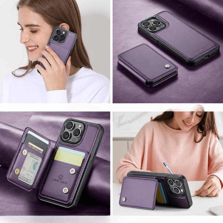 Produktbild Cover-Discount iPhone 16 Pro - 2-in-1 Backcover mit Kreditkarten-Etui (Apple iPhone 16 Pro)