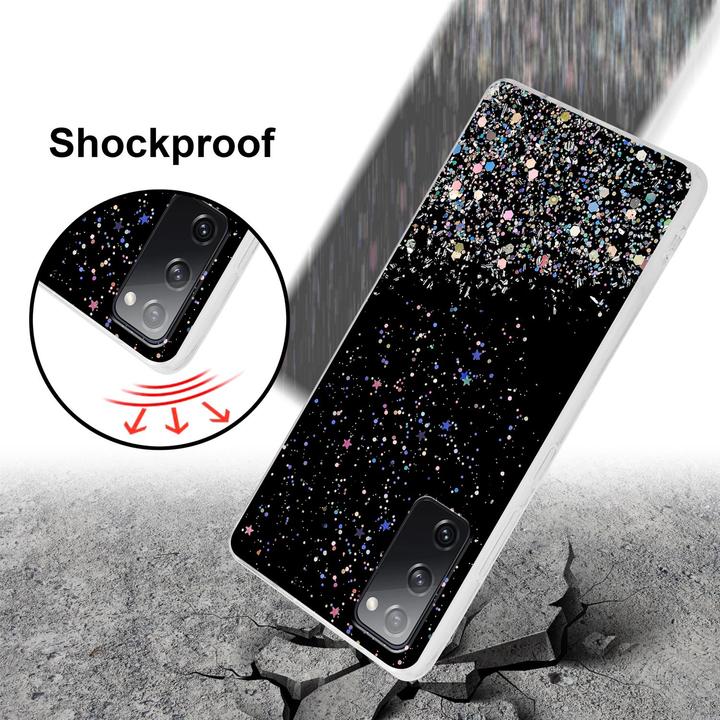 Actual product image Cadorabo TPU cover sparkling glitter (Samsung Galaxy S20 FE)