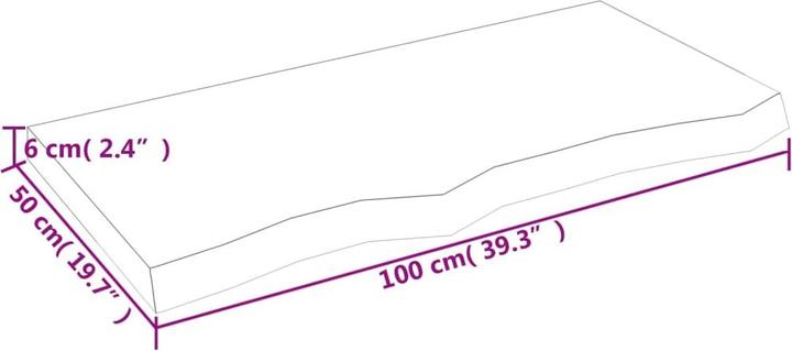 Actual product image VidaXL Gianna (100 x 6 x 50 cm)