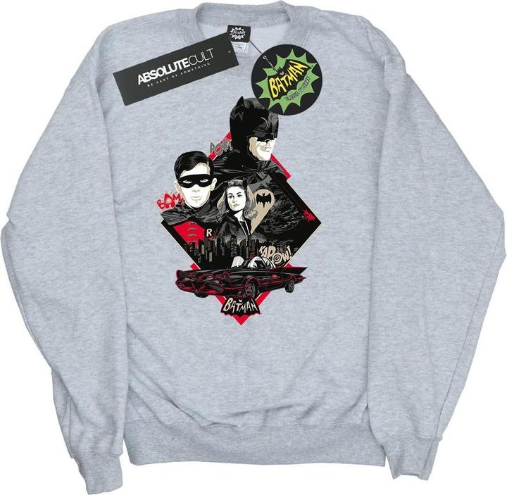 Batman TV Serie Charakter Skyline Baumwolle Sweatshirt