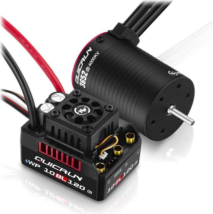 Hobbywing Combo WP10BL120G2 with 3652SL-4000KV-G2