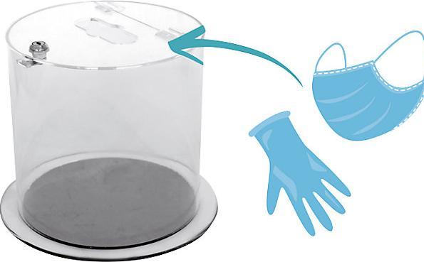 Actual product image kaiserkraft battery recycling container (37 l)