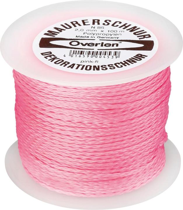 Immagine prodotto HP Autozubehör Cavo per pavimentazione lunghezza 100 m Ø 2 mm 60 kg polipropilene rosa (100 m)