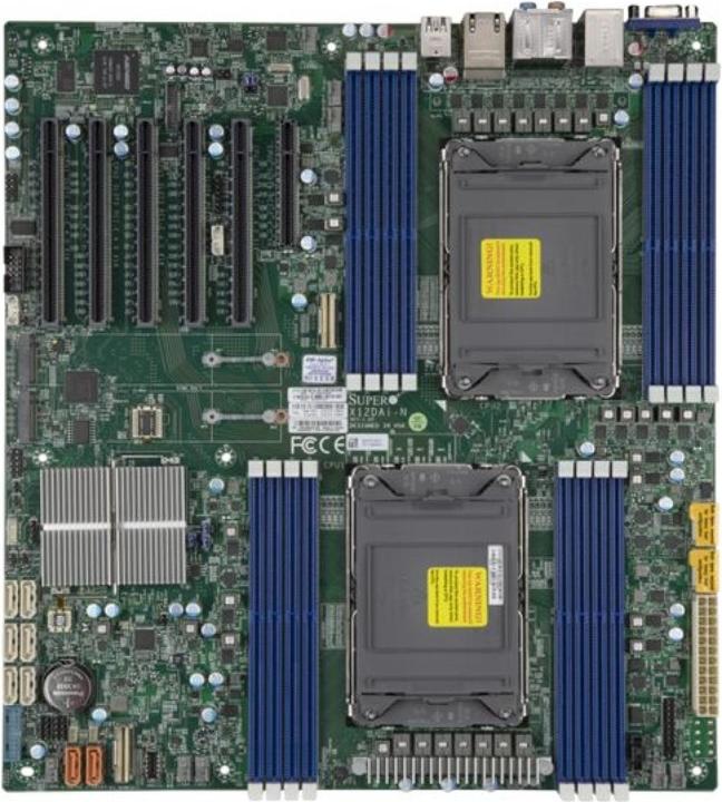 Supermicro Scheda madre X12DAI-N6 (confezione bulk) (LGA 4189, Intel C621A, E-ATX)