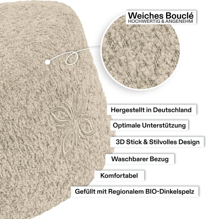 Actual product image Omnana CUSHY meditation cushion