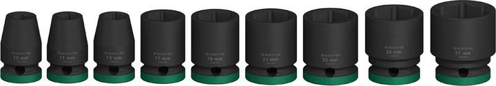 Produktbild Bosch Professional Zubehör Steckschlüsseleinsatz-Set (10 mm, 11 mm, 13 mm, 17 mm, 19 mm, 21 mm, 22 mm, 24 mm, 27 mm)