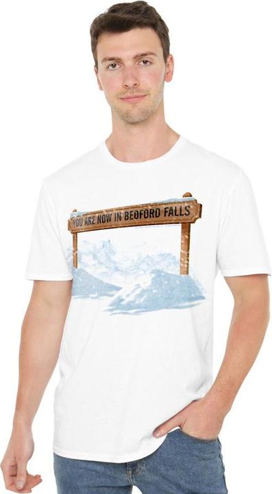 Actual product image It's a Wonderful Life Mens Bedford Falls T-Shirt (XL)