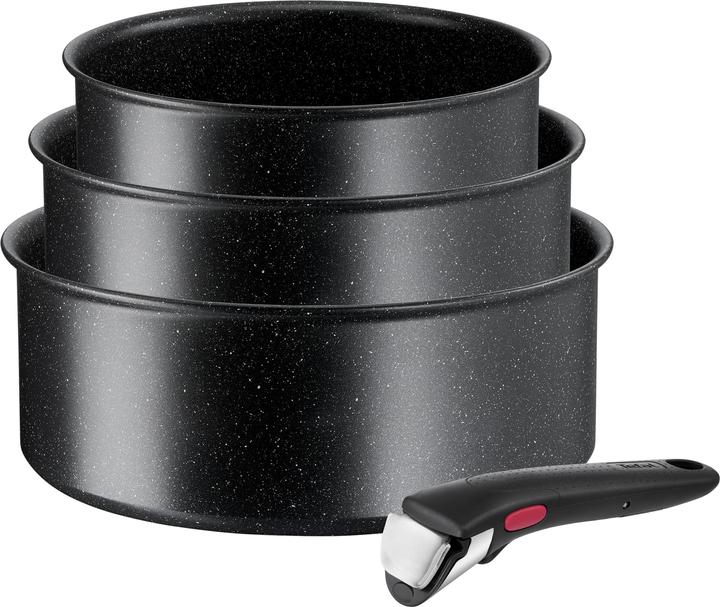 Produktbild Tefal Ingenio Black Stone (20 cm, Kochtopf, Aluminium)