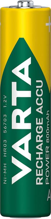 Produktbild Varta Recharge Accu Power (4 Stk., AAA, 800 mAh)