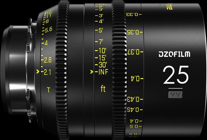 Immagine prodotto Dzofilm Vespid 25 mm T 2.1 Cine con attacco PL (messa a fuoco manuale) (PL, Full-frame)