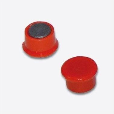 Immagine prodotto Alco Magnete 13 x 7 mm (Ø x H) 13 mm 0,1 kg rosso 10 pezzi/confezione. (10 x)