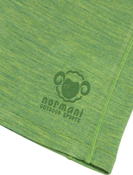 Immagine prodotto Normani Manica lunga in merino da bambino con 1/4 di zip "Nyapari" - 9545 (122, 128, 125 B)