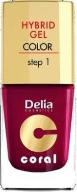 Immagine prodotto Delia Cosmetics Cosmetics Coral Hybrid Gel Nail Polish No. 12 Chestnut Brown 11ml