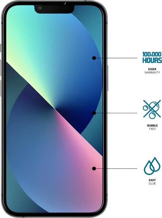 Immagine prodotto Eiger Mountain Glass Clear Edge (1 Pezzo/i, Apple iPhone 13 Pro Max, Apple iPhone 14 Plus)