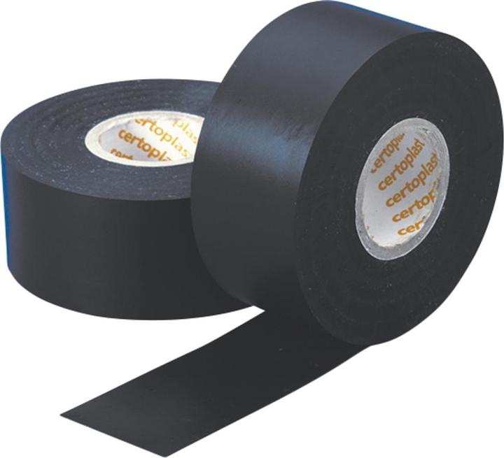 Immagine prodotto Certoplast Nastro isolante elettrico 602, nero, 50 mm x 20 m (50 mm)