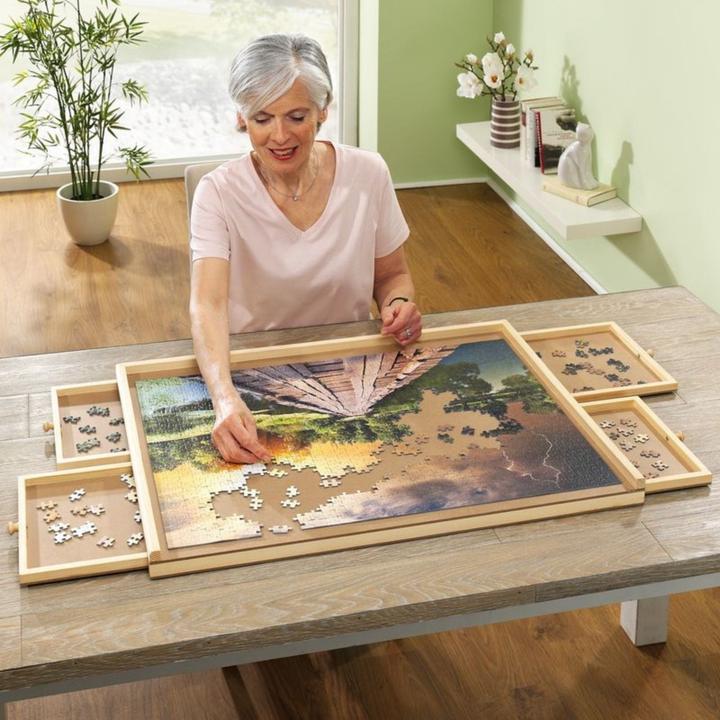 Immagine prodotto Hermex Tavola di puzzle con estrazioni Tavola di puzzle Base di puzzle (1500 pezzi)