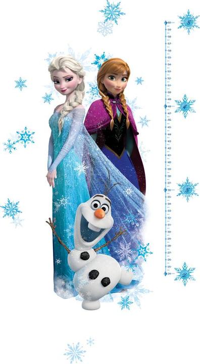 Actual product image Roommates RM - DISNEY Frozen Anna, Elsa & Olaf with snowflakes (6 x 6 x 72 cm)