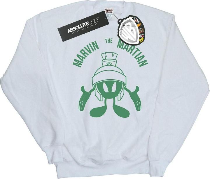 Actual product image Looney Tunes Womens/Ladies Marvin The Martian Large Head Sweatshirt (XXL)