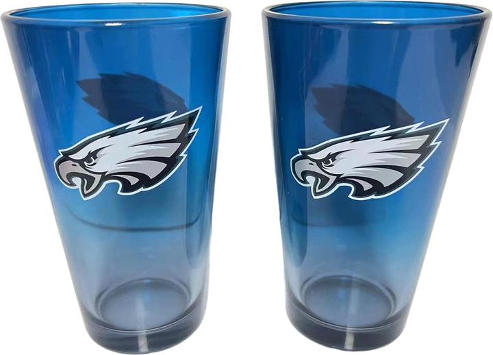 Actual product image Great Branding Philadelphia Eagles Pint Glass Set 16 oz./475 ml (0.16 l)