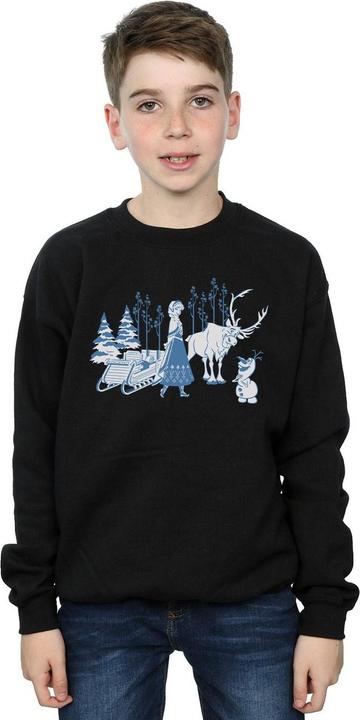 Produktbild Disney Frozen Anna Sven And Olaf Sweatshirt Jungen (152, 158)