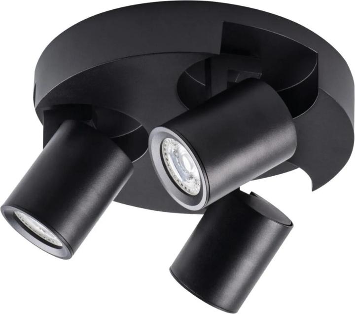 Actual product image Kanlux LAURIN 29127 Wall/ceiling light 3x max. 35W GU10 black (GU10)