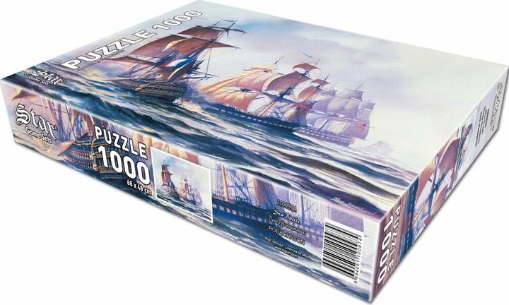 Produktbild Star Puzzle 1000 Seeschlacht (1000 Teile)