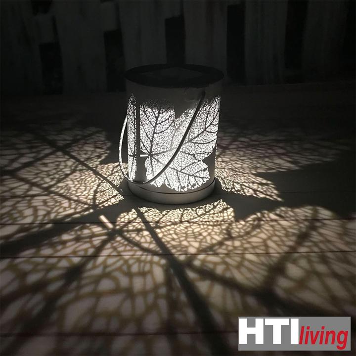 Image du produit HTI-Living Lanterne solaire Feuille (8 x 8 x 10 cm, 1 x)