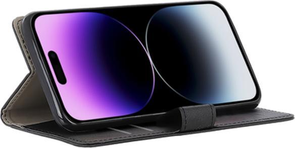 Image du produit Just in Case Housse de livre en cuir noir Apple iPhone 14 Pro (Apple iPhone 14 Pro)
