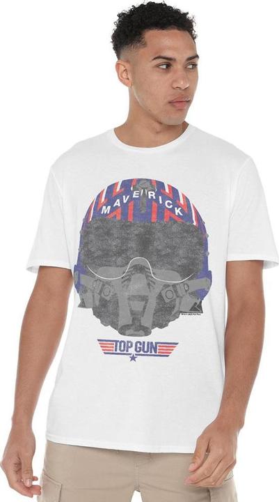 Actual product image Top Gun Mens Helmet T-Shirt (M)