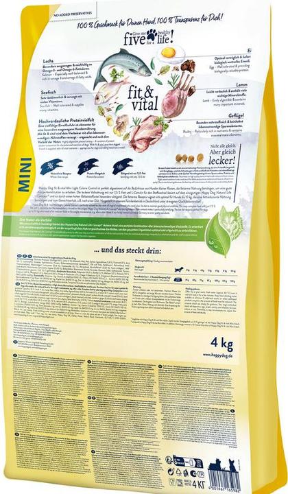 Image du produit Happy Dog Croquettes Fit & vital Mini Light, 4 kg (Adulte, 1 pcs, 4000 g)