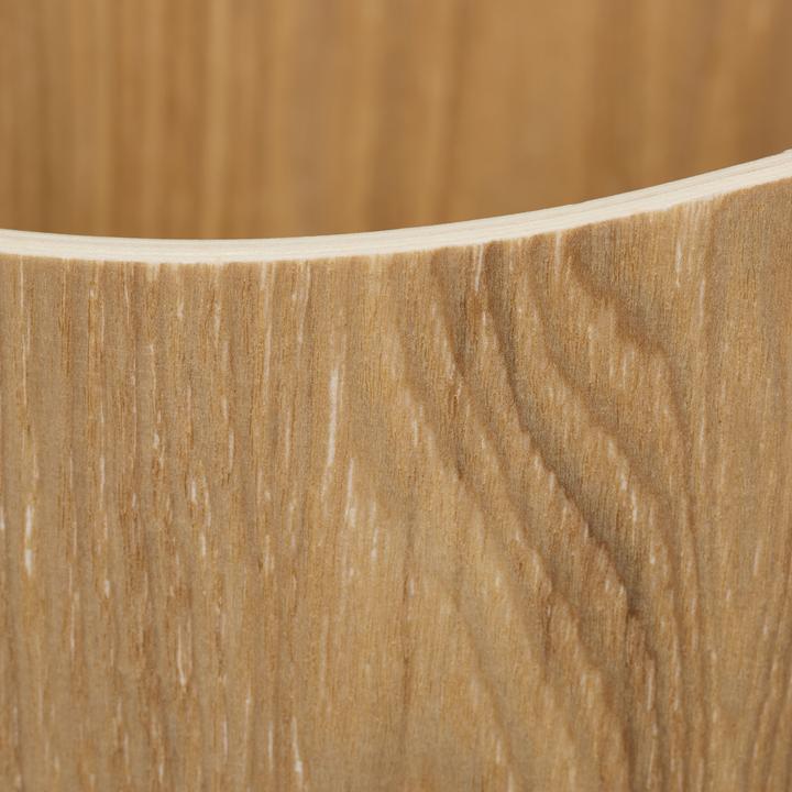 Actual product image Relaxdays Wooden waste bin (9 l)