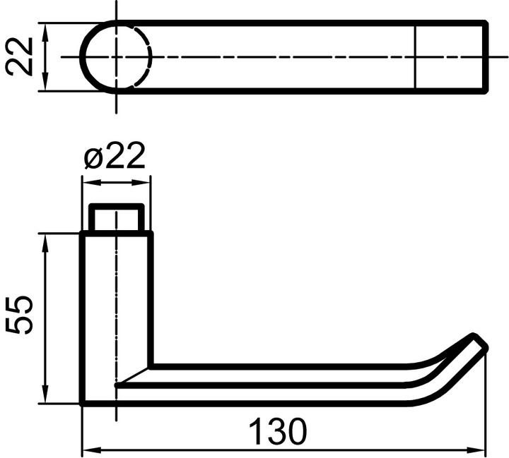 Produktbild Glutz Türdrücker 5088 Zürich (Türgriff)