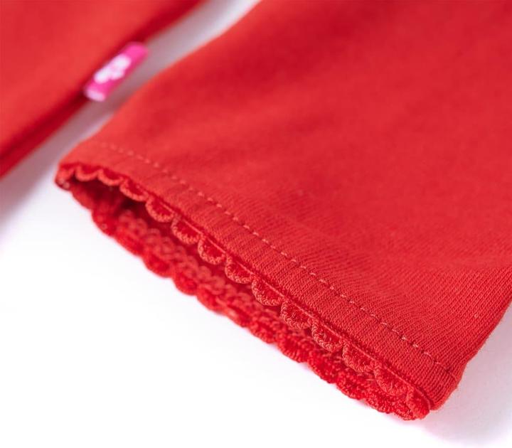 Immagine prodotto VidaXL Camicia da bambino a maniche lunghe rosso 92,Materiale: 95% cotone. 5 (92)