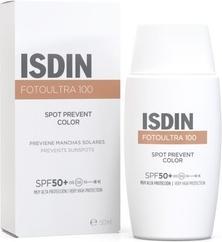 Isdin Fotoultra 100 Spot Prevent Colour SPF50 von 50ml (Sonnencreme Gesicht, SPF 50, 50 ml, 70 g)