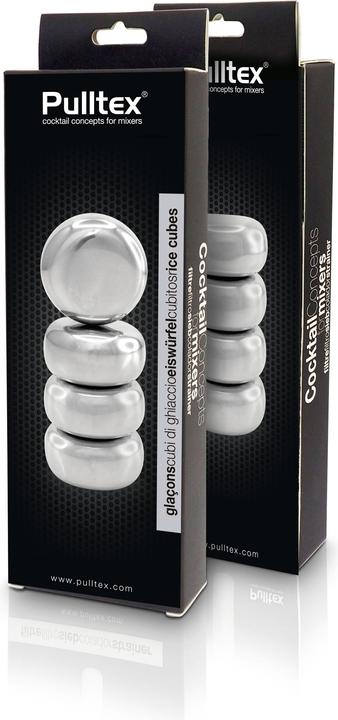 Immagine prodotto Pulltex Cocktail Ice Cube Inox (Pietre di whisky)