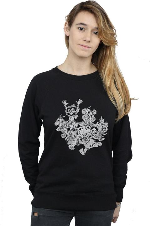 Actual product image Disney Womens/Ladies The Muppets Muppet Babies Mono Group Sweatshirt (L)