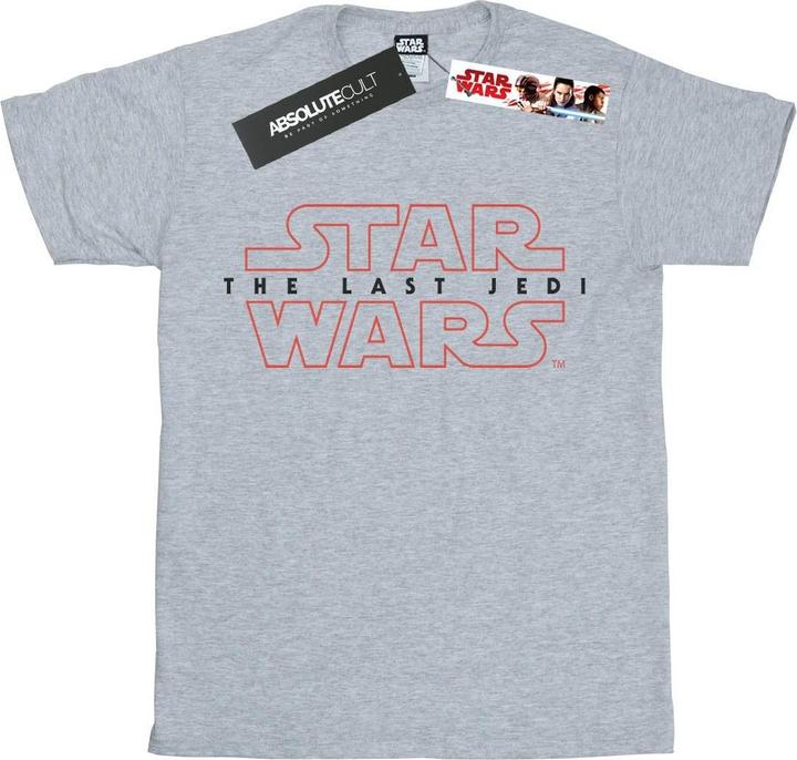 Immagine prodotto Star Wars The Last Jedi Logo Maglietta Ragazzi (152, 158)