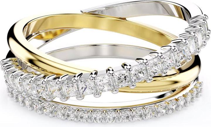 Produktbild Swarovski Hyperbola Ring Verschiedene Schliffe Weiss Metallmix (58)