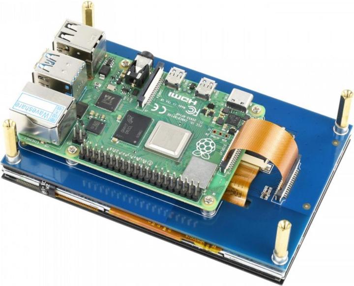 Image du produit WaveShare Écran tactile capacitif 5 pouces pour Raspberry Pi, interface DSI, 800×480