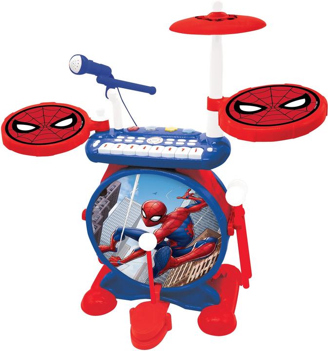 Image du produit Lexibook Batterie électronique Spider-Man avec clavier et siège (Multilingue)