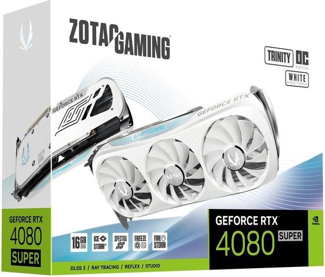 Image du produit Zotac GeForce RTx4080 SUPER Trnty Whte (16 Go)