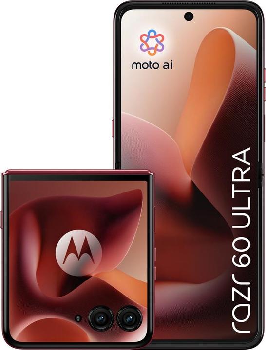 Produktbild Motorola Razr 60 Ultra (512 GB, Pantone Rio Red, 6.96", SIM + eSIM, 50 Mpx, 5G)