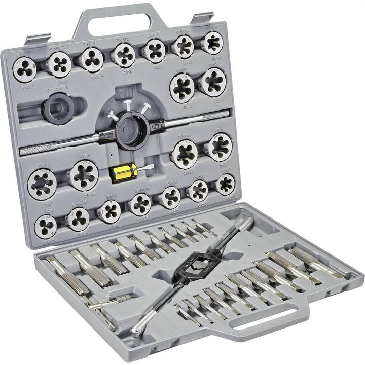 Actual product image Toolcraft 45-piece die and tap set
