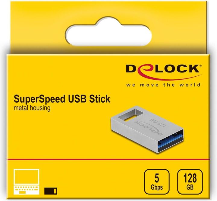 Produktbild Delock USB-Flash-Laufwerk (128 GB, USB 3.0, USB-A)
